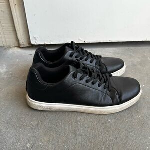 Pery Ellis Portfolios Men's Black Sneakers